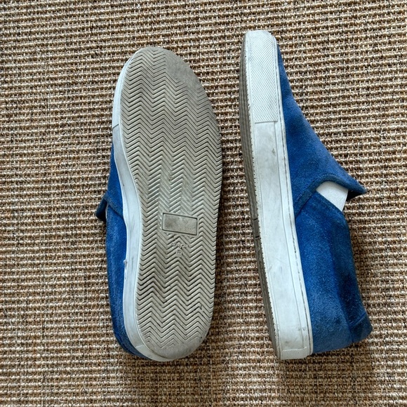 Common Projects Blue Suede Slip On Sneakers - Picture 4 of 4